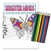 Adult Coloring and Large Print Puzzle Book In Bulk